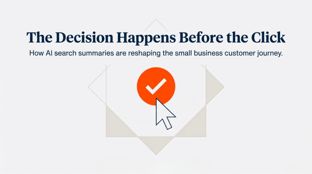 How AI Is Changing Small Business Marketing: Why Customers Decide Before They Click