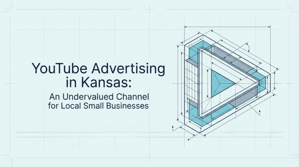 Title Slide Image with the text "YouTube Advertising in Kansas"
