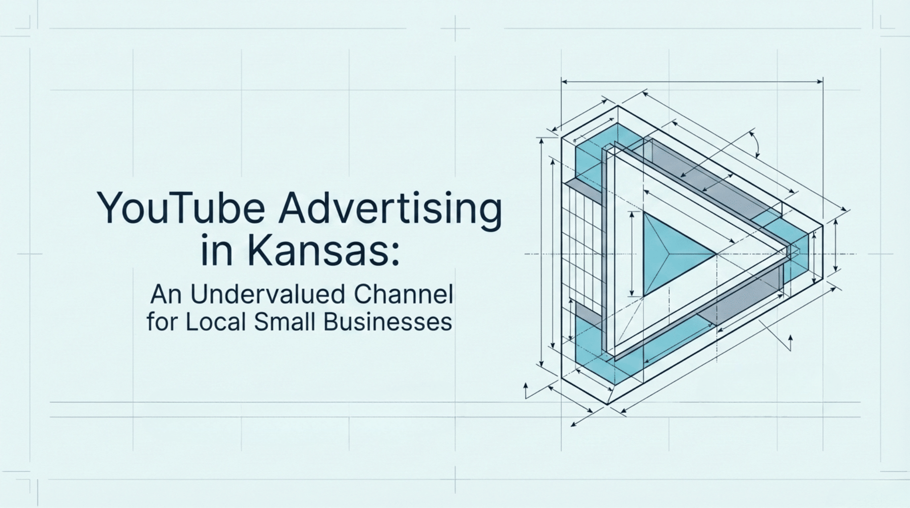 Title Slide Image with the text "YouTube Advertising in Kansas"