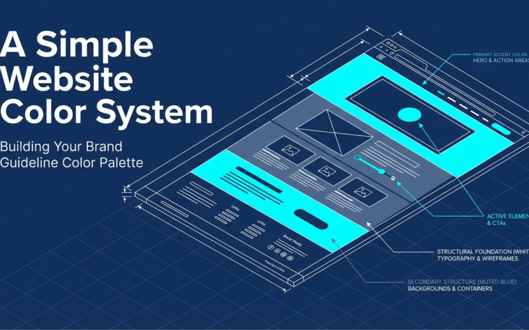 A Simple Website Color System: Building Your Brand Guideline Color Palette