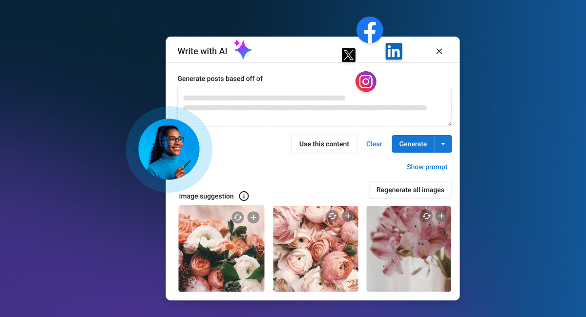 ai content generator for social media