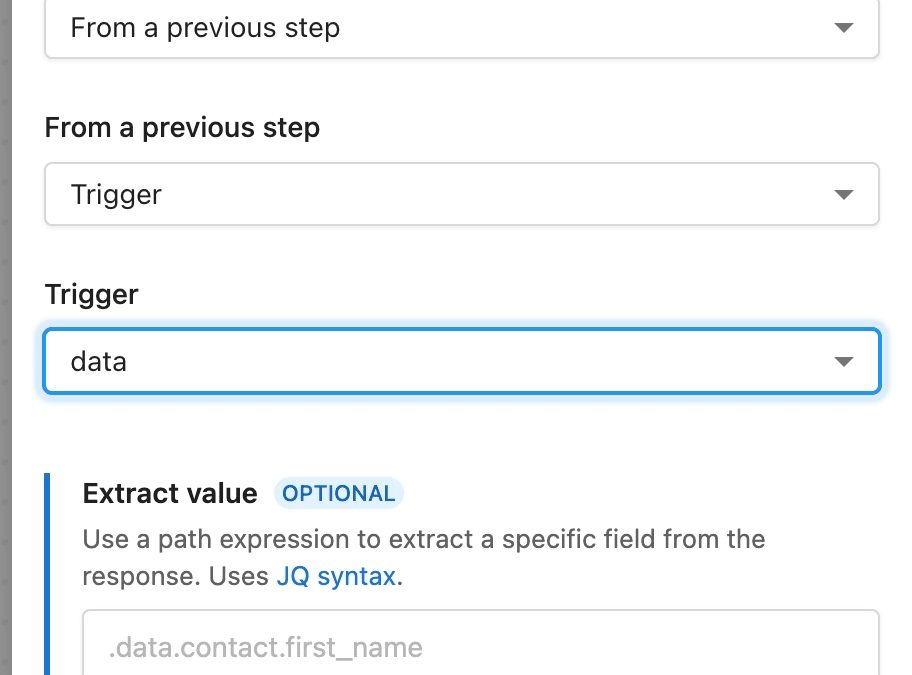 Pull exact data from automations to inform subsequent steps in a workflow